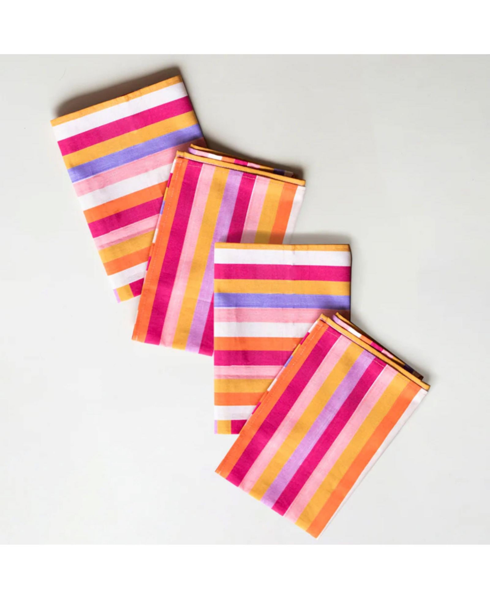 Набор салфеток Supra Endura Bright Stripe Organic, 4 шт.