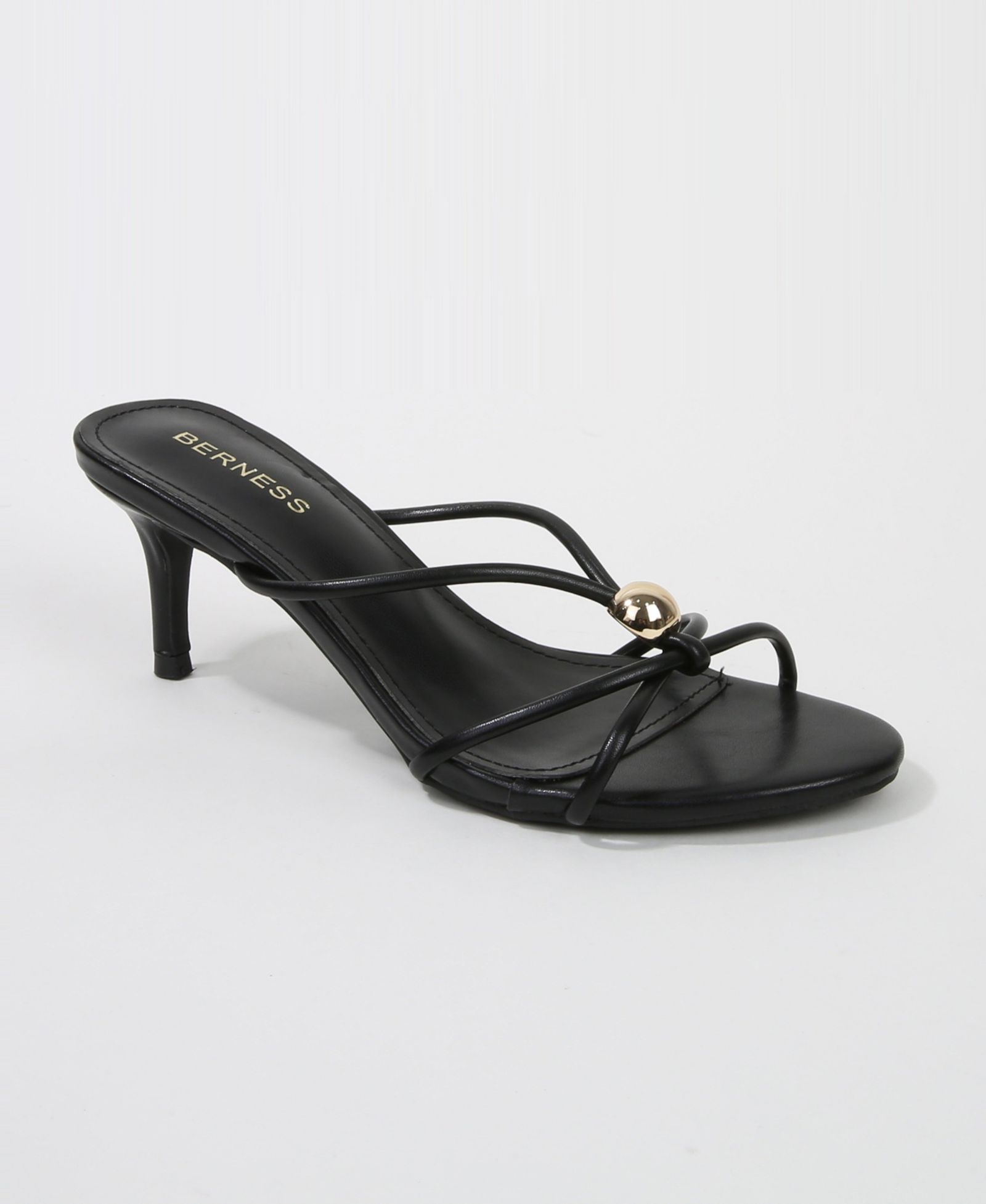 BERNESS Women's Fifi Strappy Kitten Heel Sandals