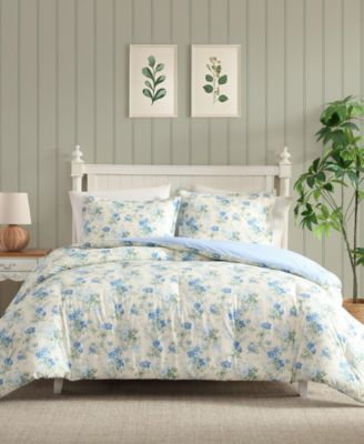 Laura Ashley Blossom Dance 3-Pc. Comforter Set, King
