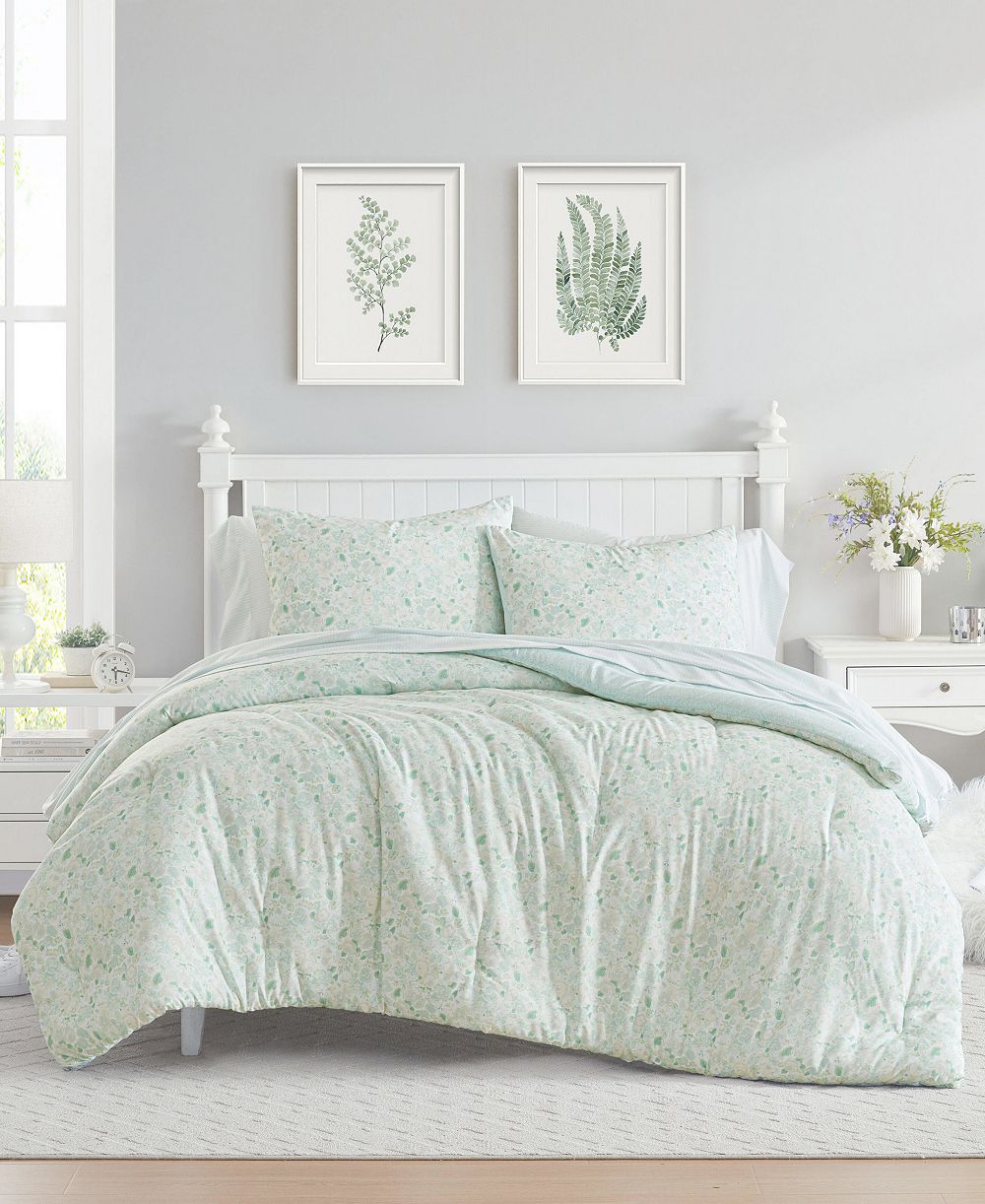 Комплект постельного белья Laura Ashley Quartet 7-Pc. Comforter Set, Queen