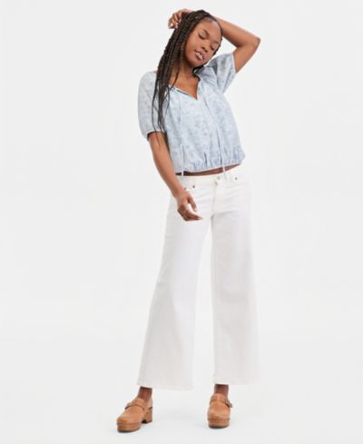 Lucky Brand Women's Sweet Mid-Rise Wide-Leg Jeans