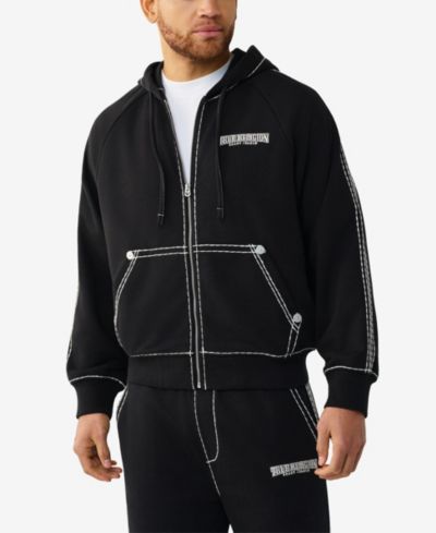 True Religion мужской свободный свитшот с длинным рукавом