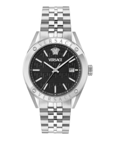 Мужские наручные часы Versace Athletic Silver Stainless Steel, 41mm
