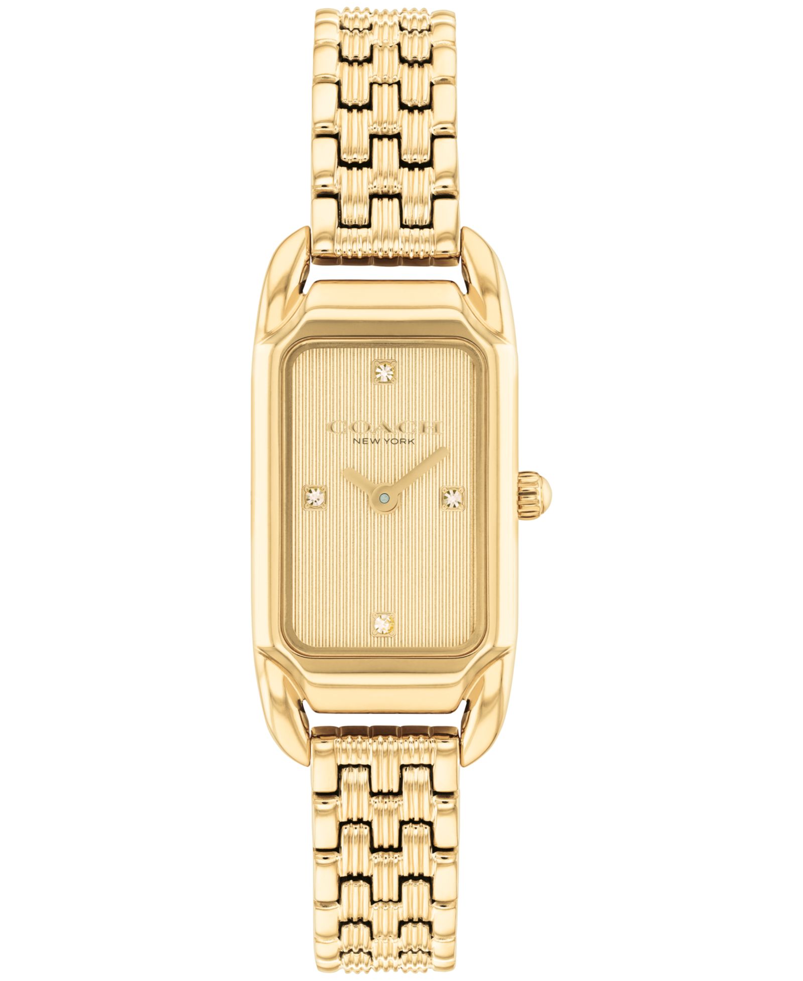 COACH Женские наручные часы Cadie Gold Tone Stainless Steel, 17.5mm