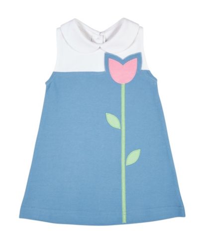 Детское платье Florence Eiseman Little Girls 4-16 Pique Knit Tulip