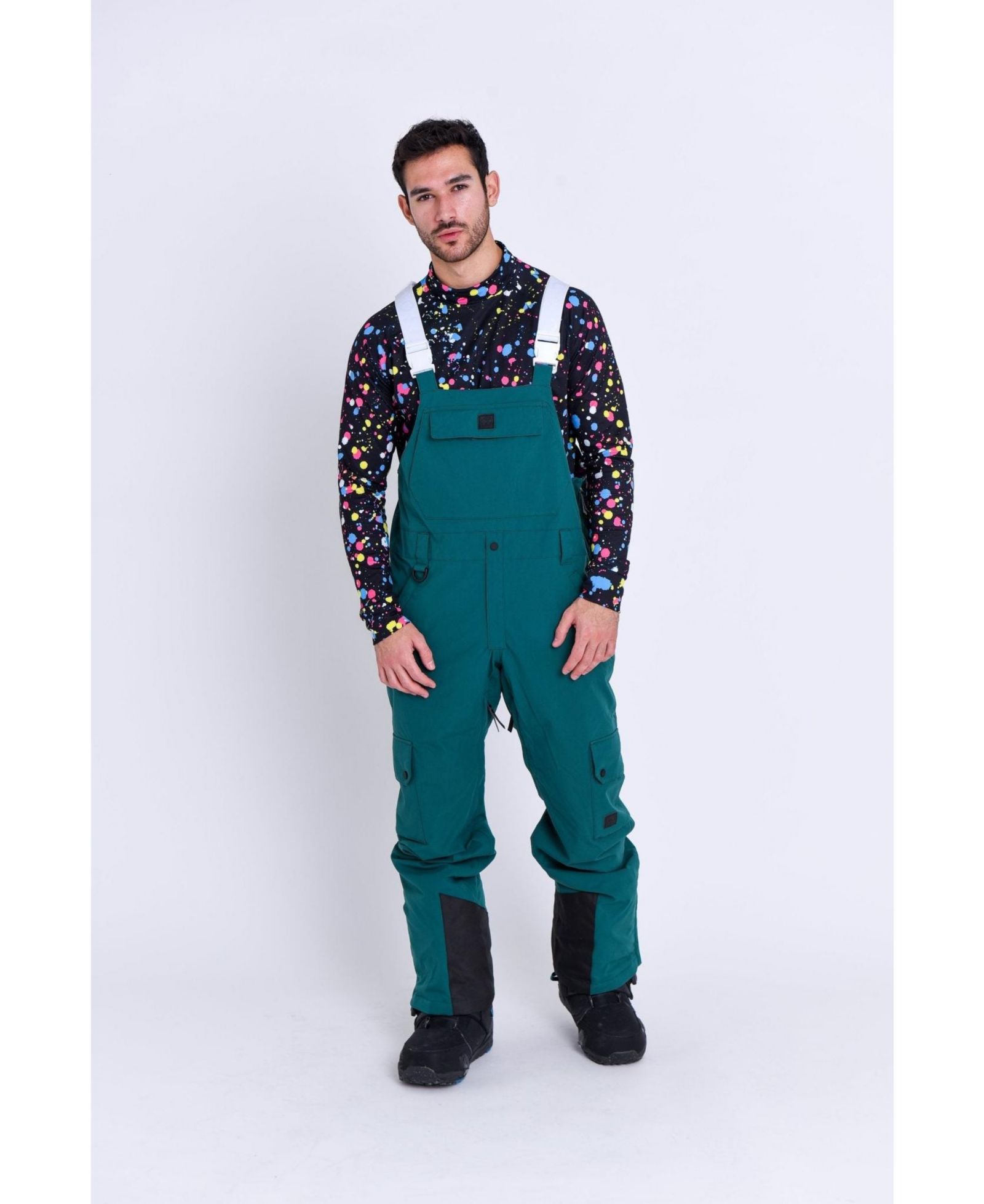 OOSC Clothing Men's Yeh Man Bib Pant - Forest Green