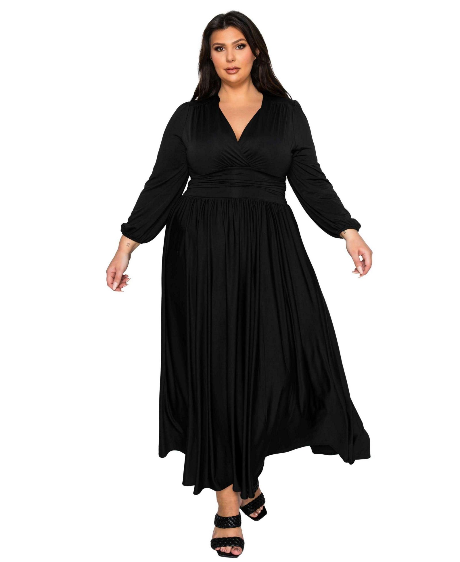 Платье L I V D Plus Size Solene Empire Waist