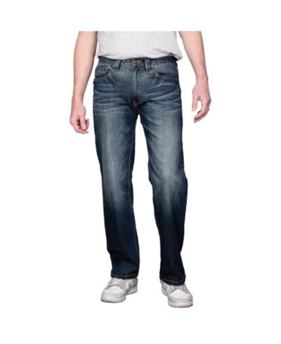 Level 7 мужские джинсы Relaxed Bootcut 5-Pocket Distressed Denim