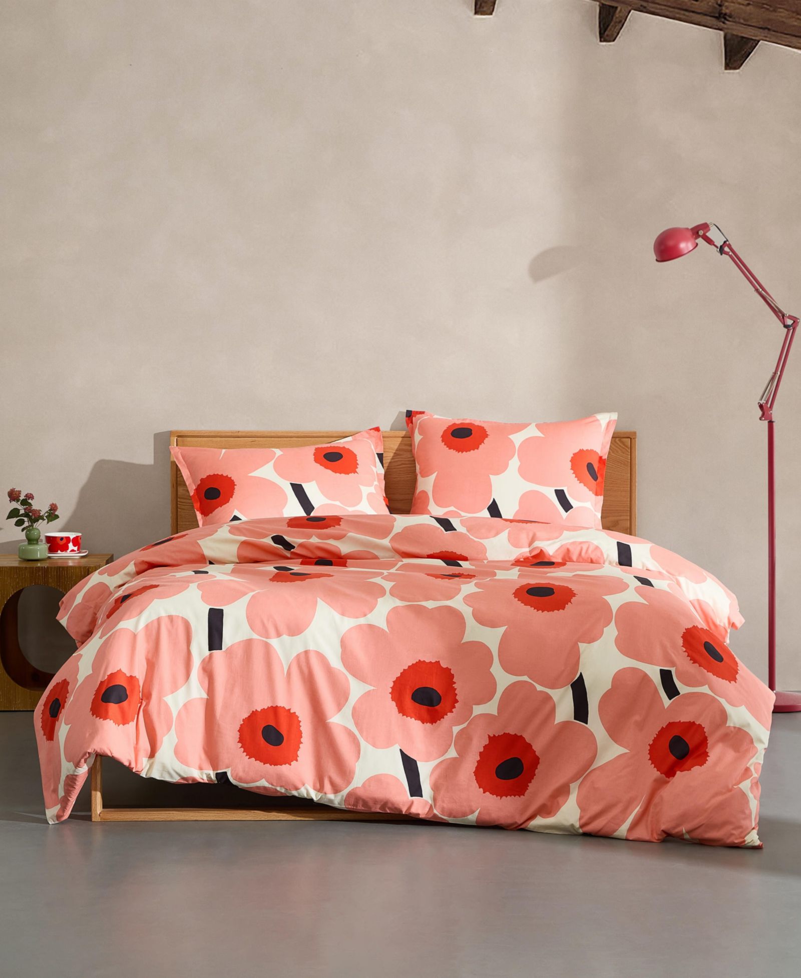 Marimekko Unikko Cotton 3-Pc. Duvet Cover Set, Full/Queen
