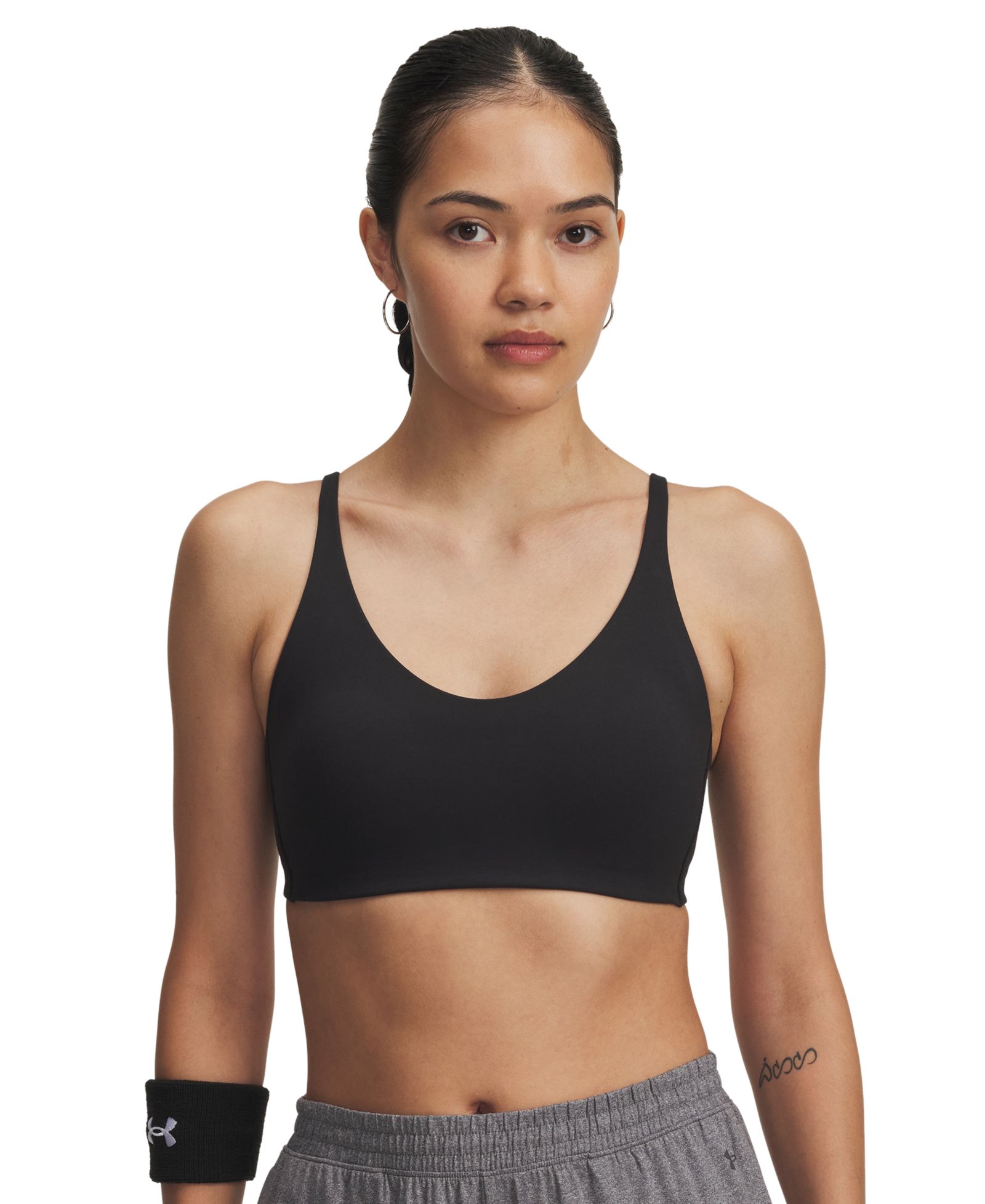 Under Armour Women's Low-Impact V-Neck Training Sports Bra