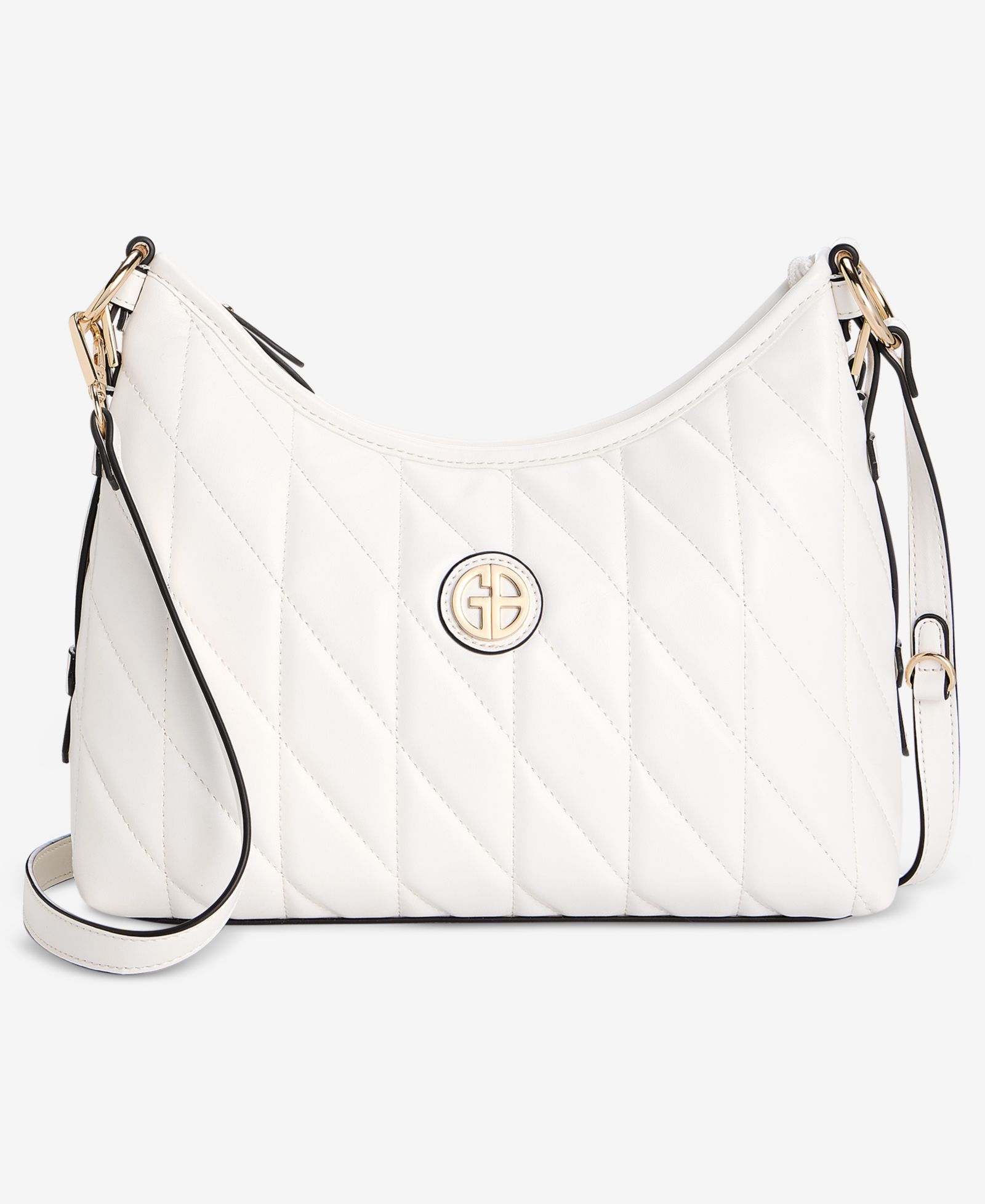 Giani Bernini Small Quilted Soft Shoulder Crossbody, Exclusively at Macy's