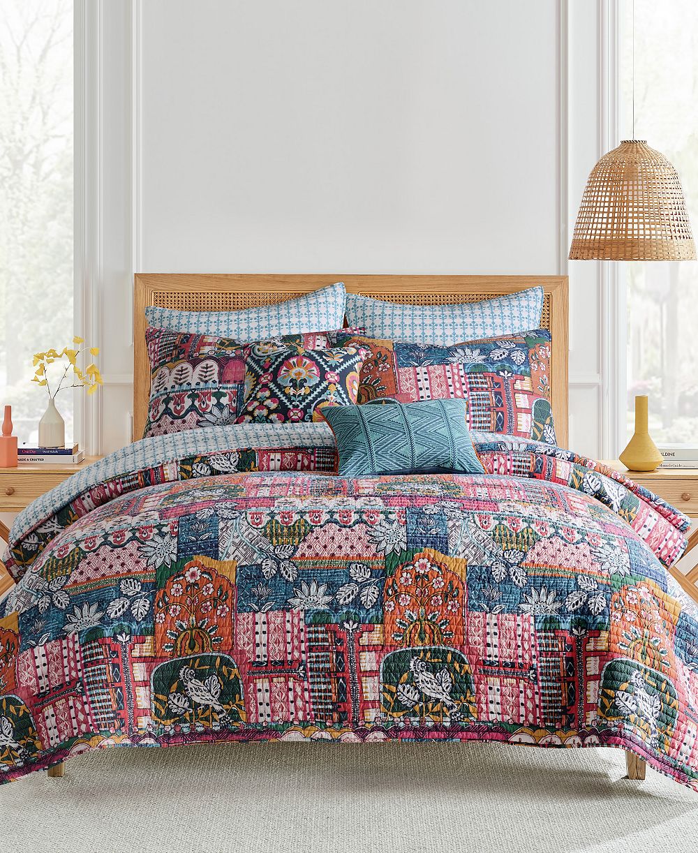 Комплект стеганых покрывал Levtex Home Roshita Reversible 3-Pc., Full/Queen