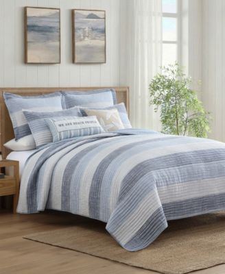Levtex Home Sand Stripes Textured Quilt, Twin