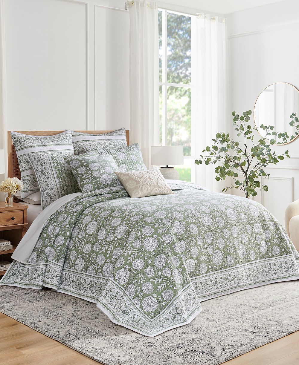 Levtex Home Adare Reversible 3-Piece Bedspread Set, Queen