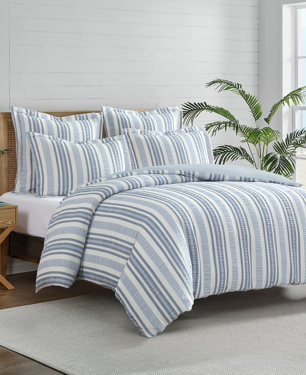 Комплект из 3 предметов Levtex Home Seaside Stripes Textured, Full/Queen