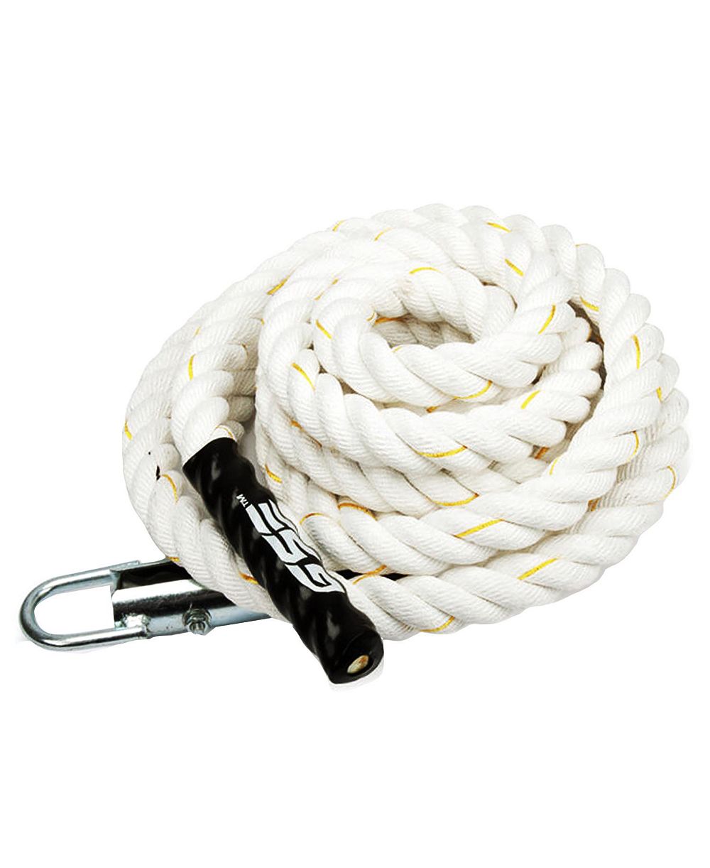 GSE Games & Sports Expert Gym Polyester Climbing Rope, 1.5" Diameter Workout Rope for Indoor/Outdoor