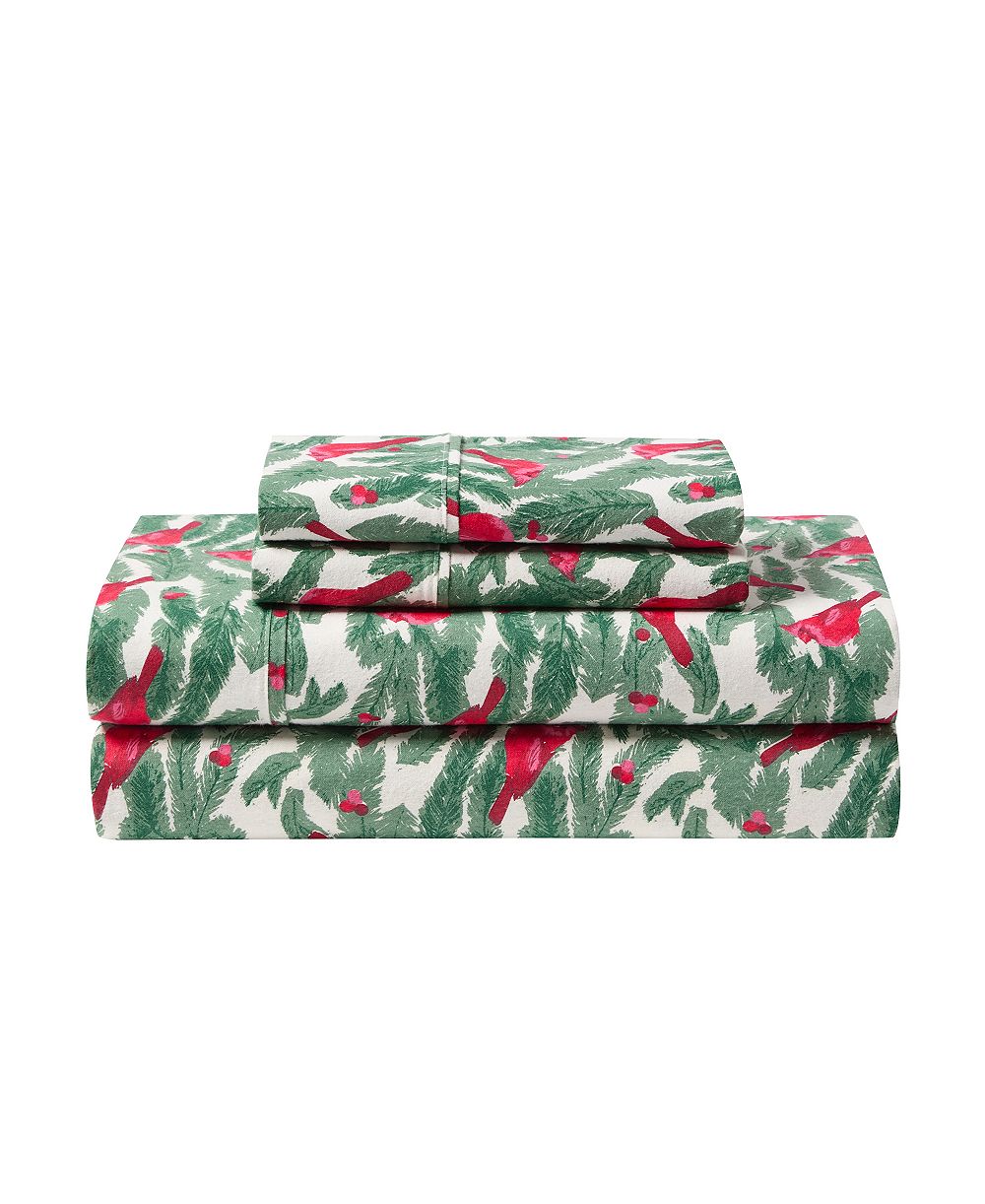 Комплект постельного белья Hallmark Brushed Cotton Flannel 4-Pc., King