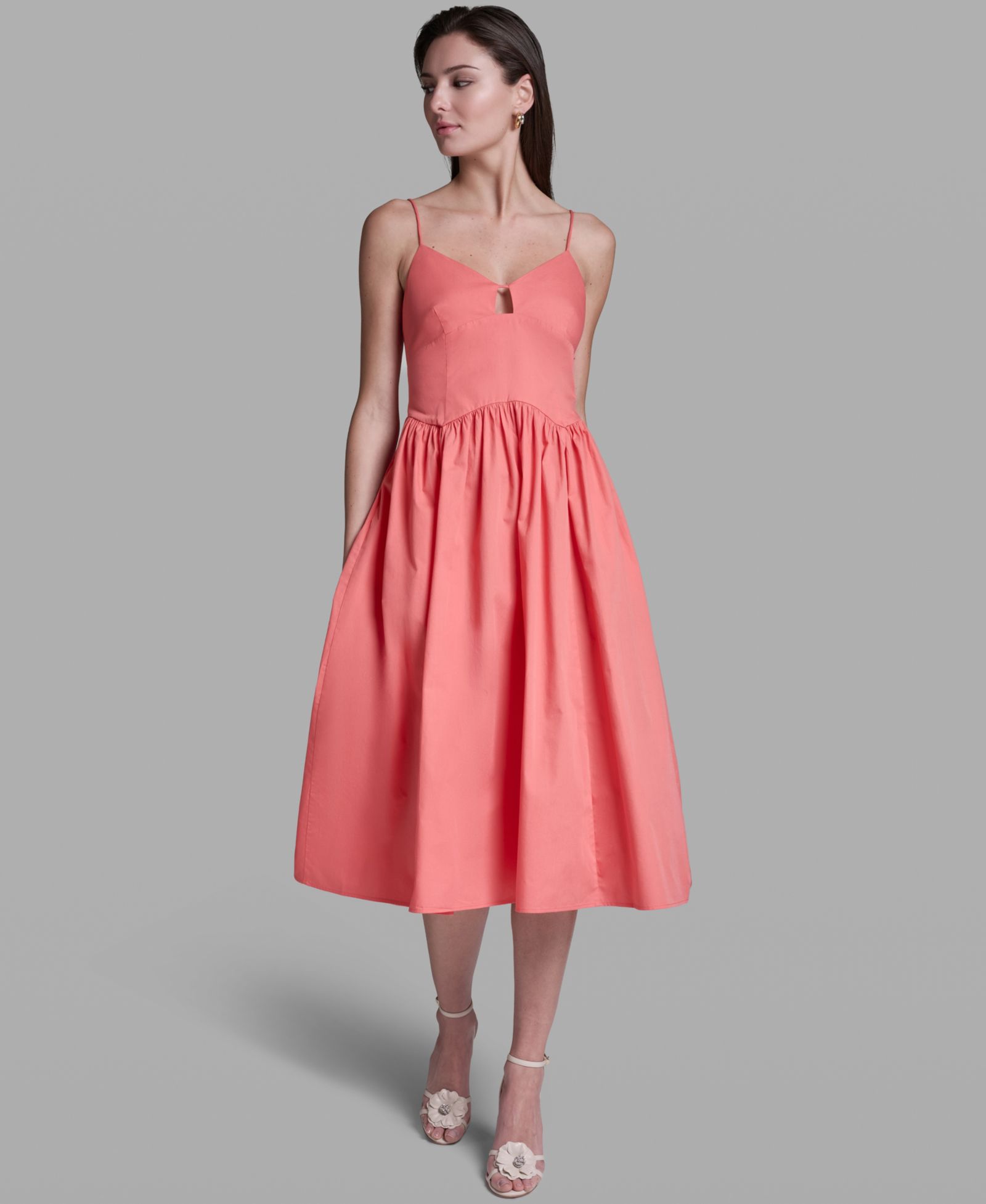 BCBG Женское миди-платье без рукавов