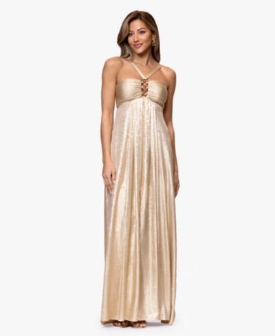 XSCAPE Petite Halter Neck Maxi Dress