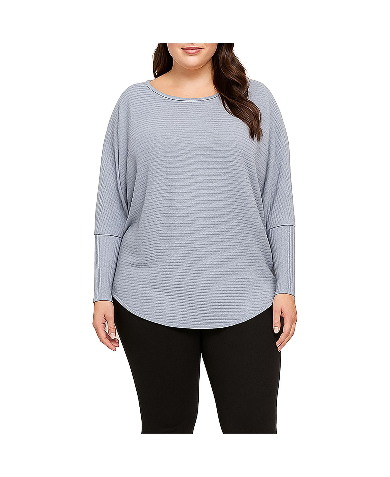 Верх Plus Size Standards & Practices Dolman Sleeve Rib