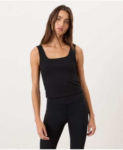 Pact Women's Organic Cotton On The Go-To Square Neck Tank