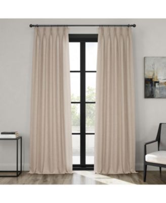 Half Price Шторы French Pleat, Текстурированная ткань Faux Linen, затемняющие
