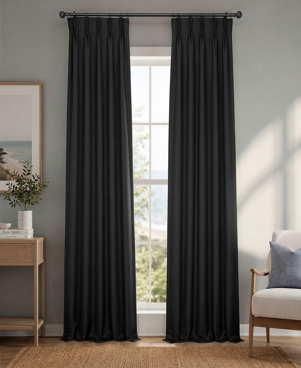 Шторы Half Price Drapes French Pleat Faux Linen