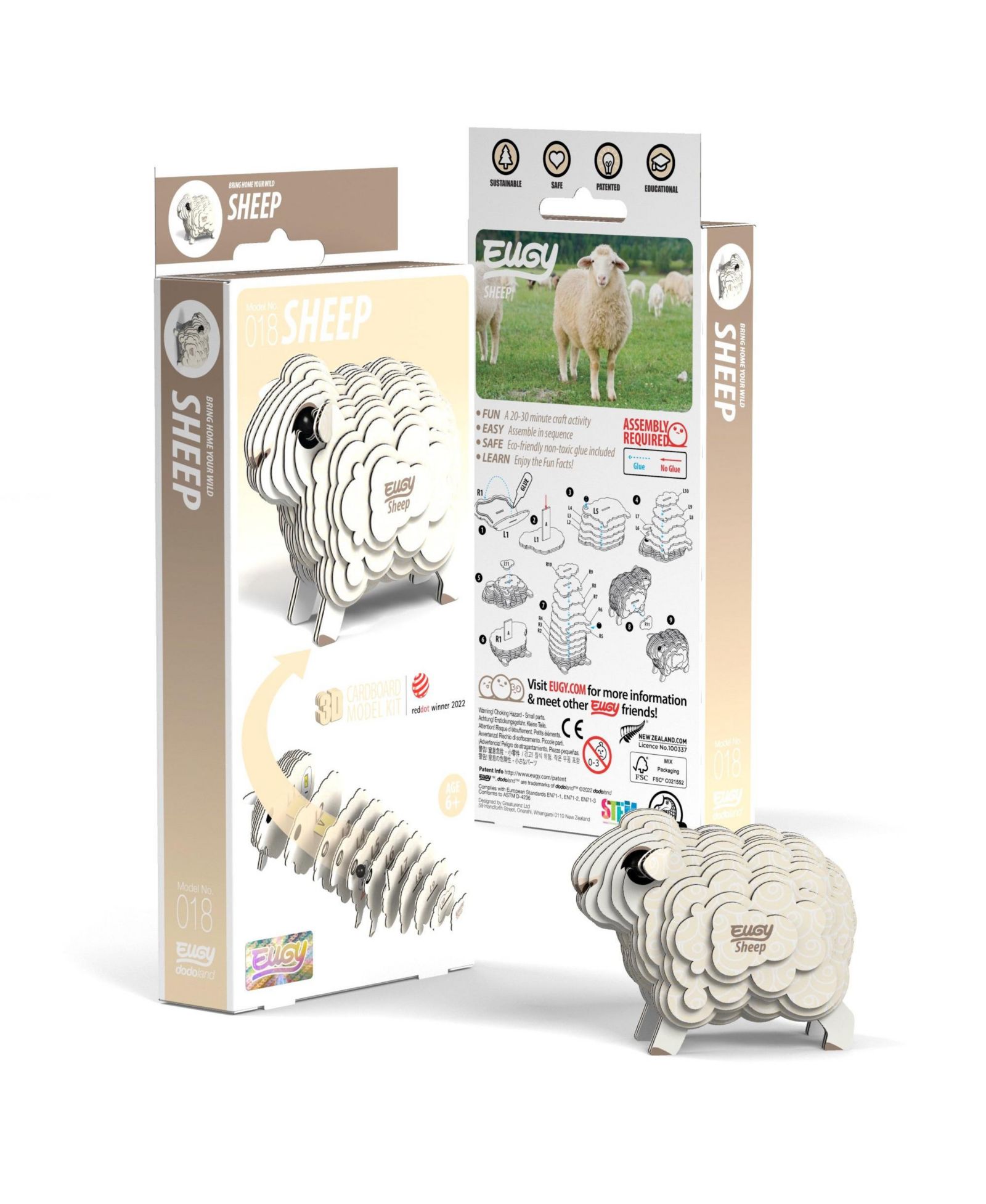 3D-пазл Eugy Sheep