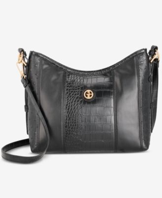 Мягкая сумка Giani Bernini из смешанных материалов, эксклюзив Macy's