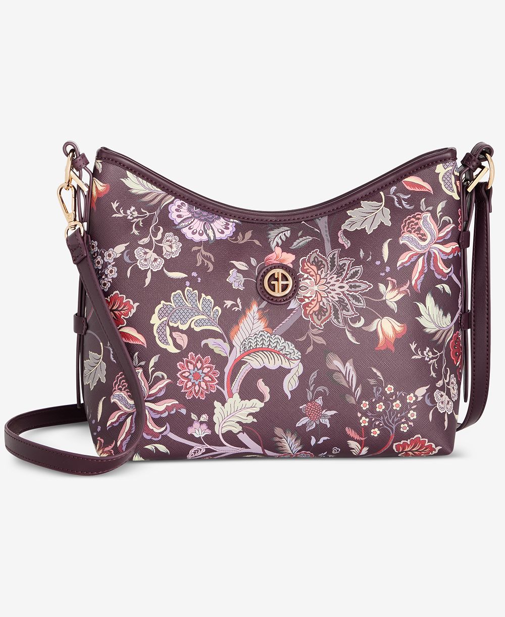 Giani Bernini Floral Soft Shoulder Bag, Macy's Exclusive