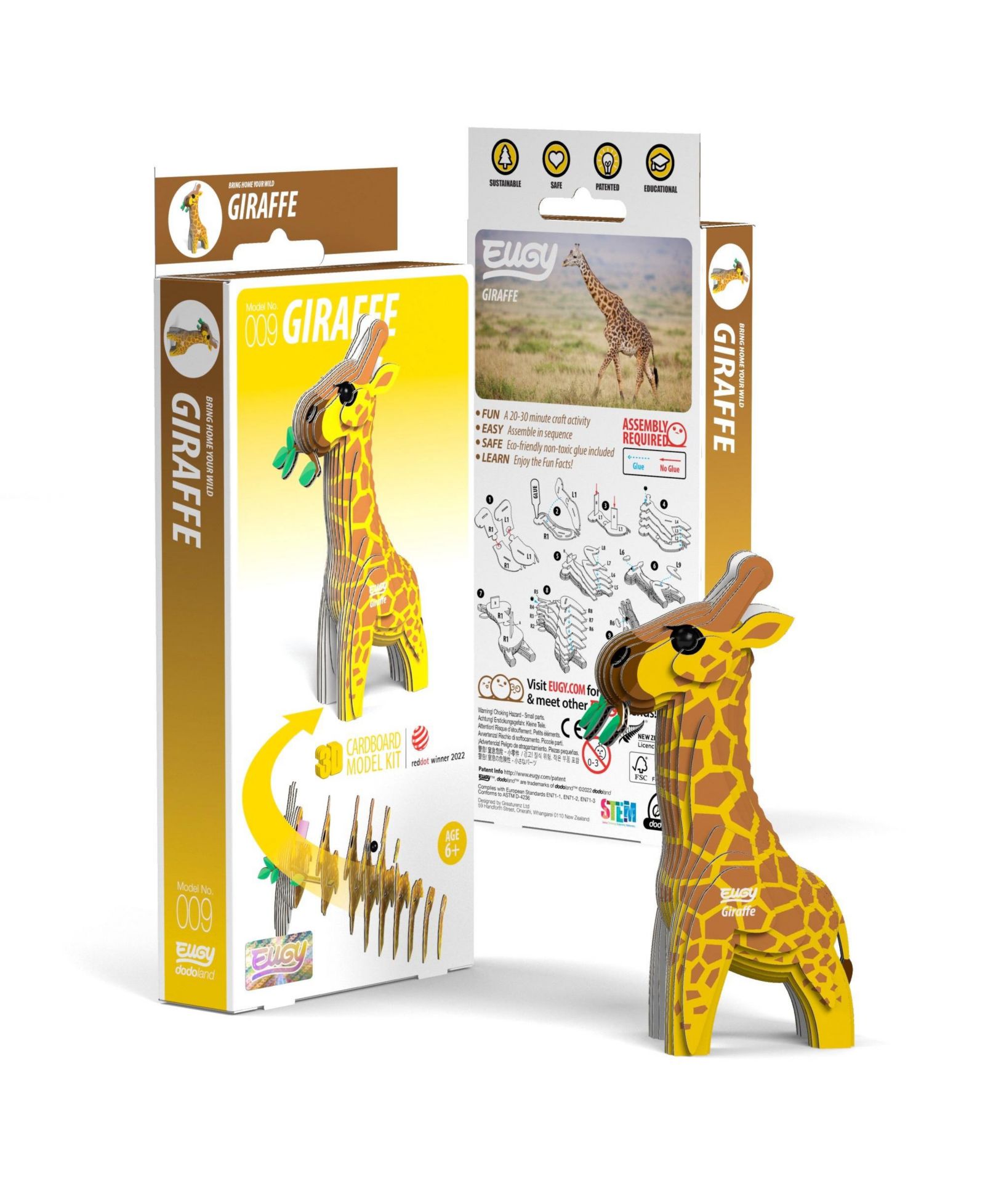 3D пазл EUGY Giraffe