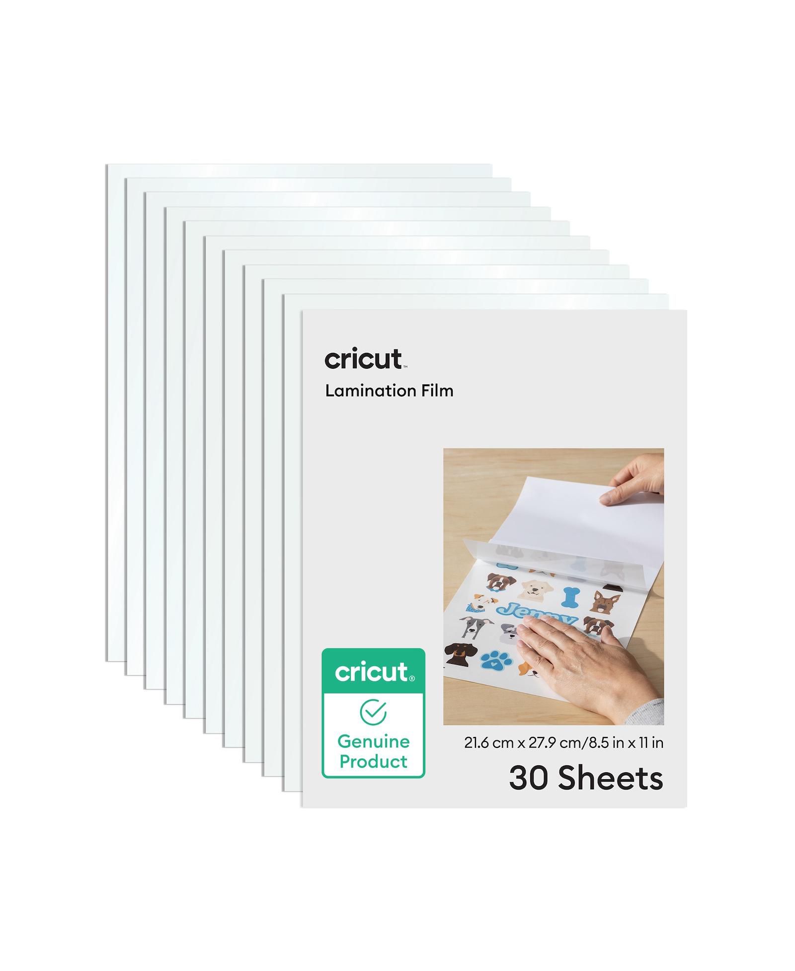 Листы для ламинирования Cricut 8.5 in x 11 in, 30 шт