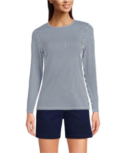 Deep sea navy mini stripe