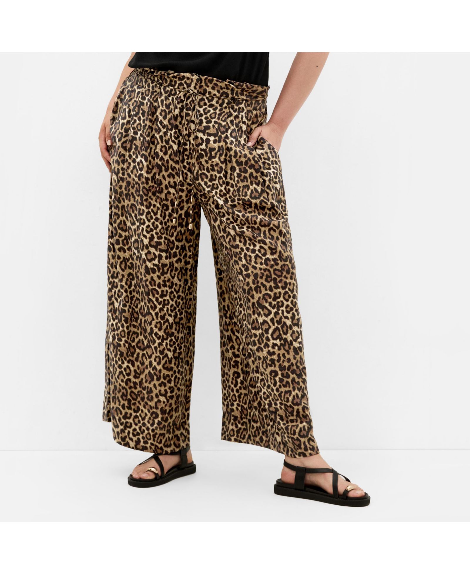 Женские брюки CITY CHIC Resort Leopard Print