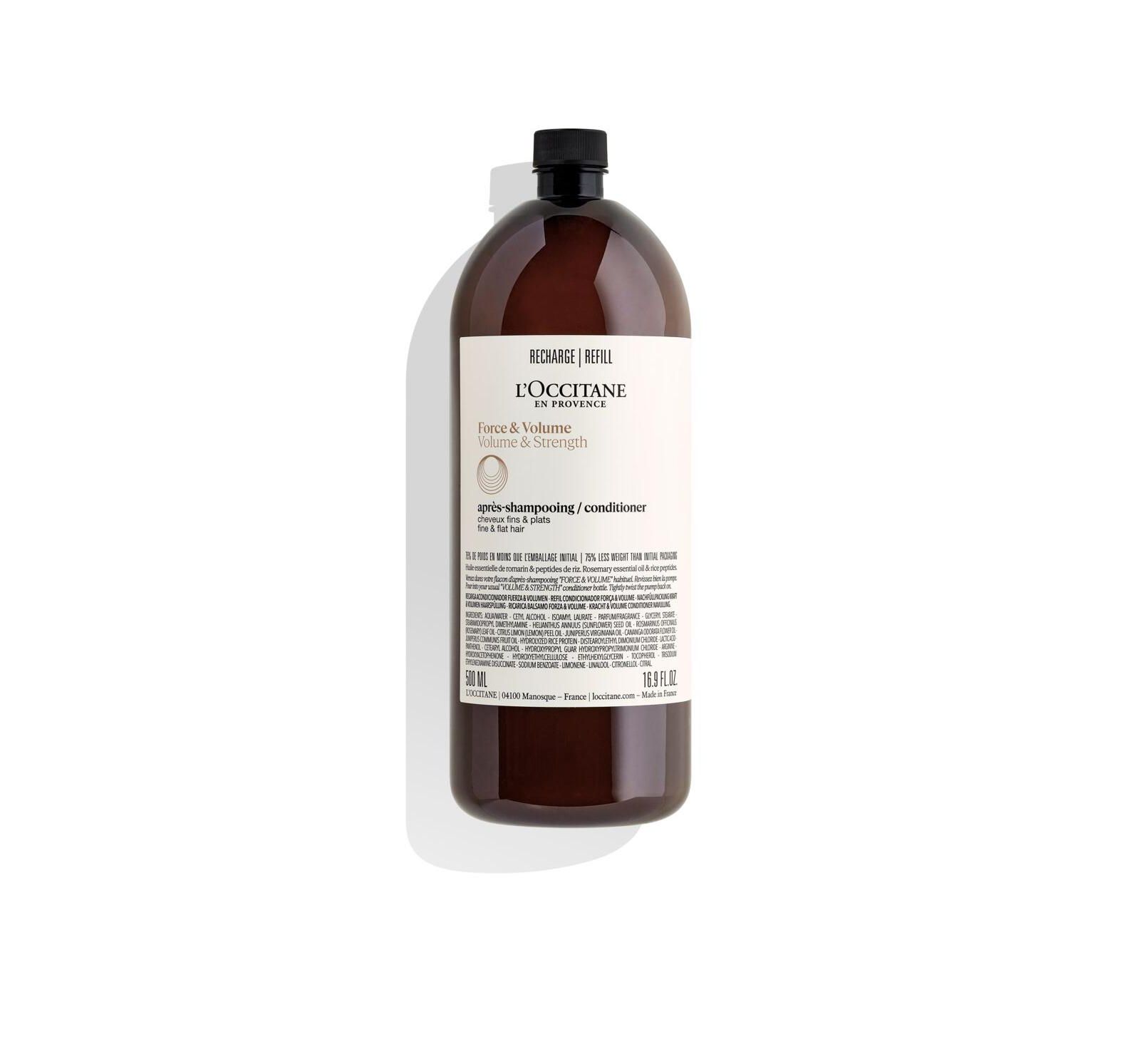 Кондиционер для волос L'Occitane Volume and Strength, refill 16.90 fl oz