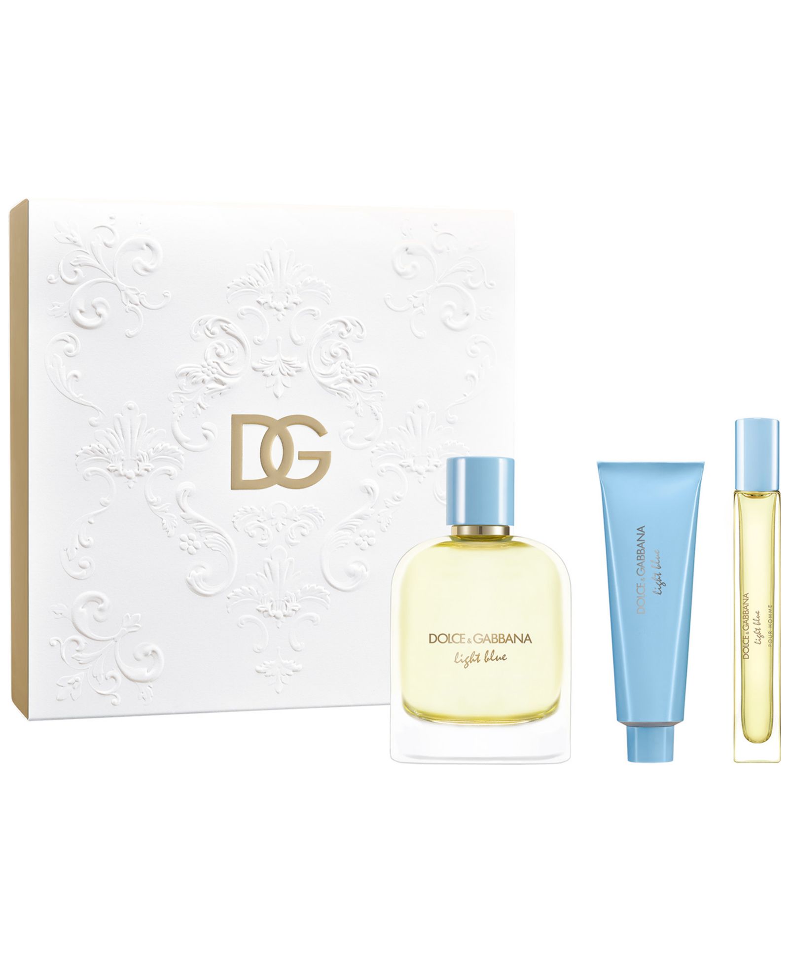 Подарочный набор парфюма Dolce&Gabbana 3-Pc. Light Blue Pour Homme Eau De Parfum