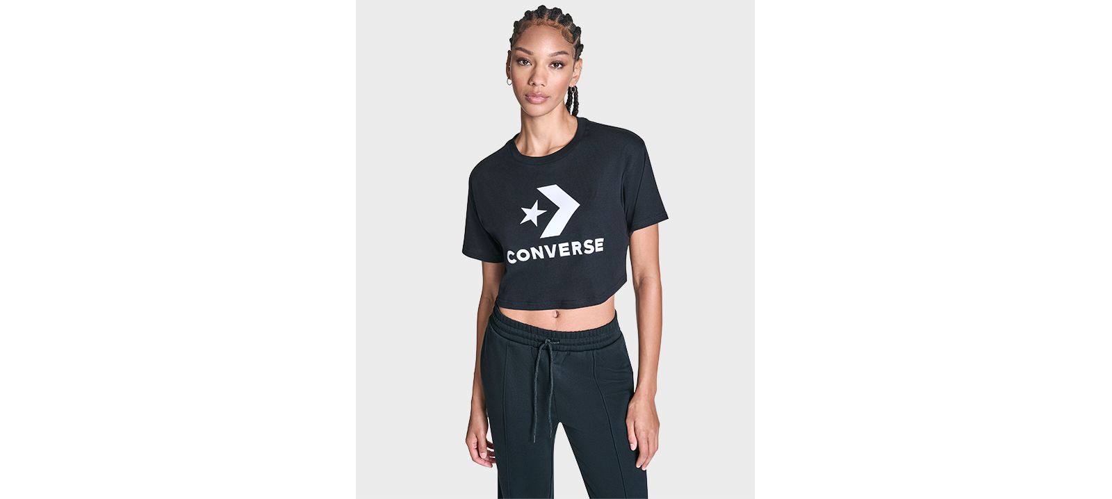 Женская футболка Converse Star Chevron Cropped