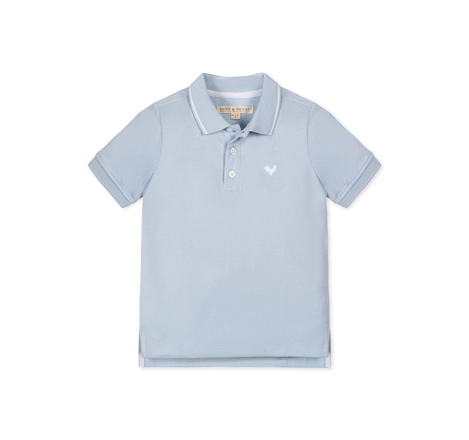 Hope & Henry Hope and Henry Little and Big Boys' Organic Short Sleeve Knit Pique Polo Shirt