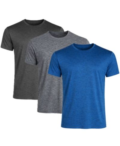 Galaxy Kick Start Gear Men's Crewneck T-Shirt, 3-Pack