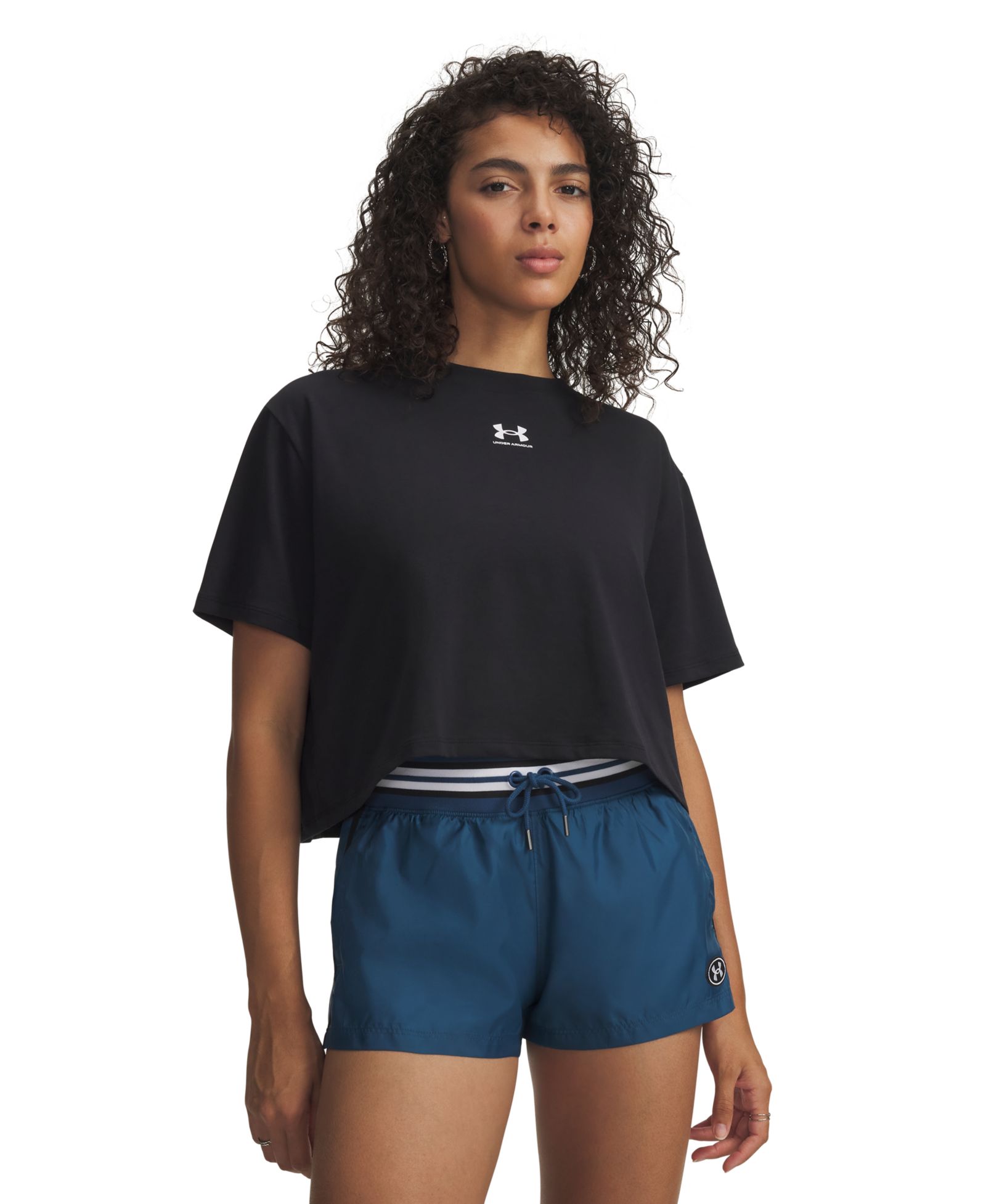 Under Armour Women's Rival Boxy Crewneck T-Shirt