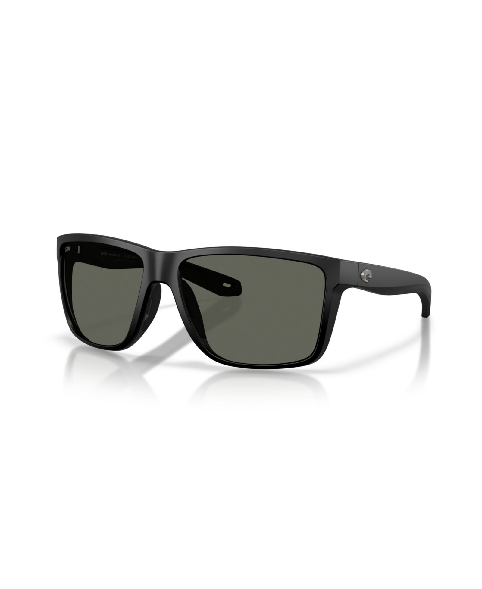 Costa Del Mar Men's Rectangle Broadbill II XL Polarized Sunglasses, 6S9135