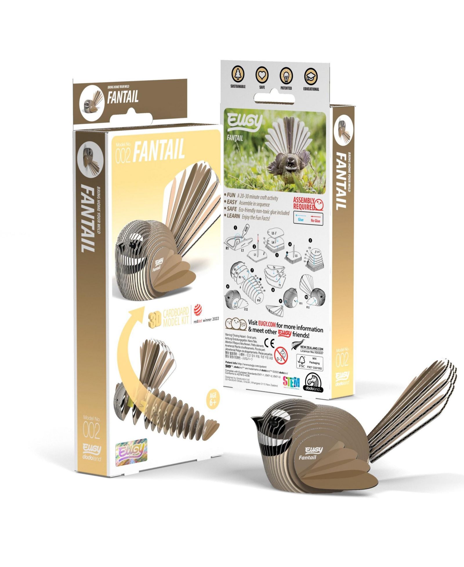 3D-пазл EUGY Fantail
