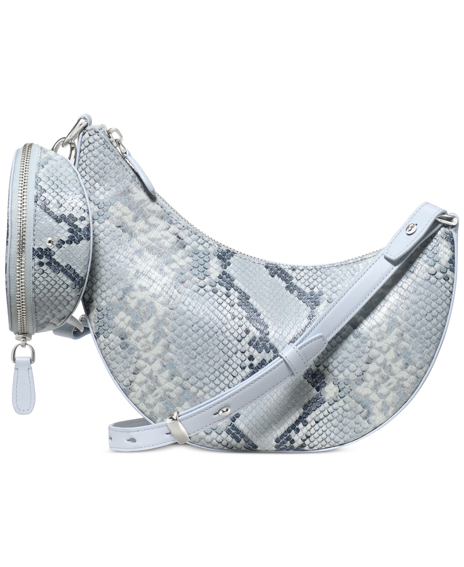 kate spade new york Duo Small Snake Embossed Leather Crossbody Bag