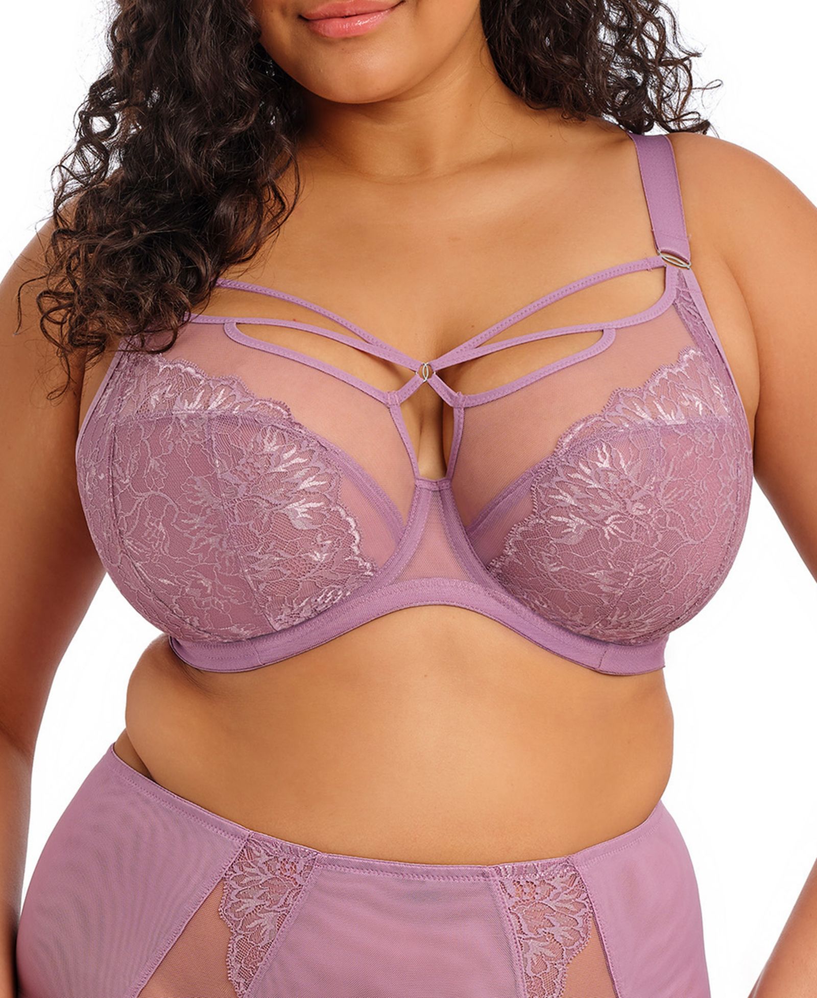 Elomi Бюстгальтер Brianna с косточками и глубоким декольте, Plus Size