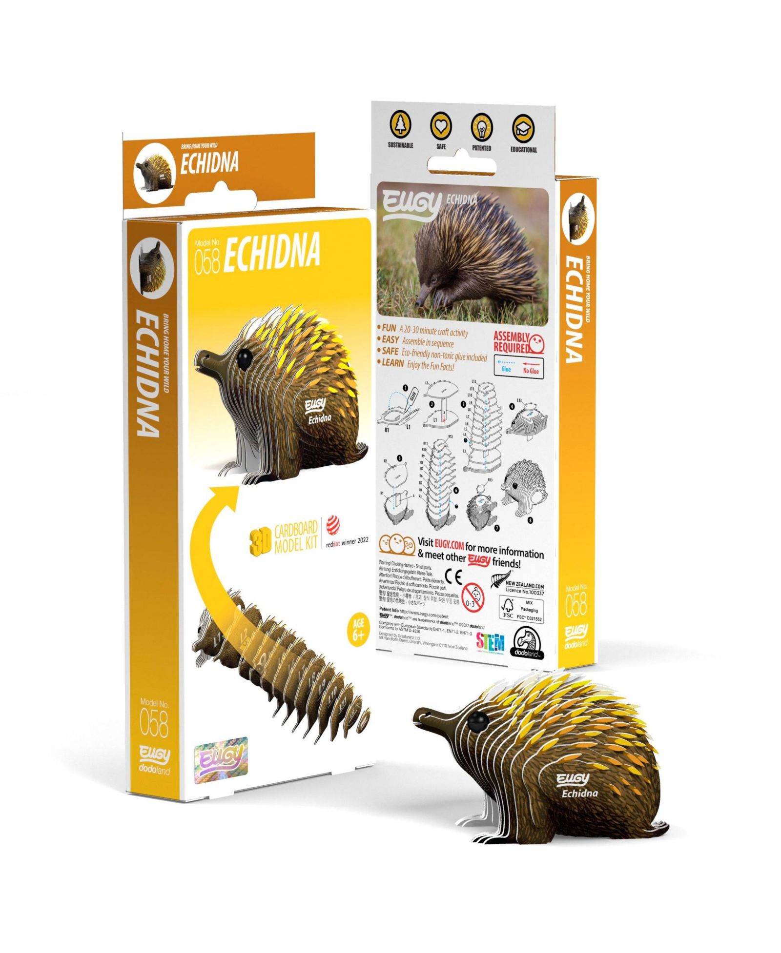 3D пазл Eugy Echidna