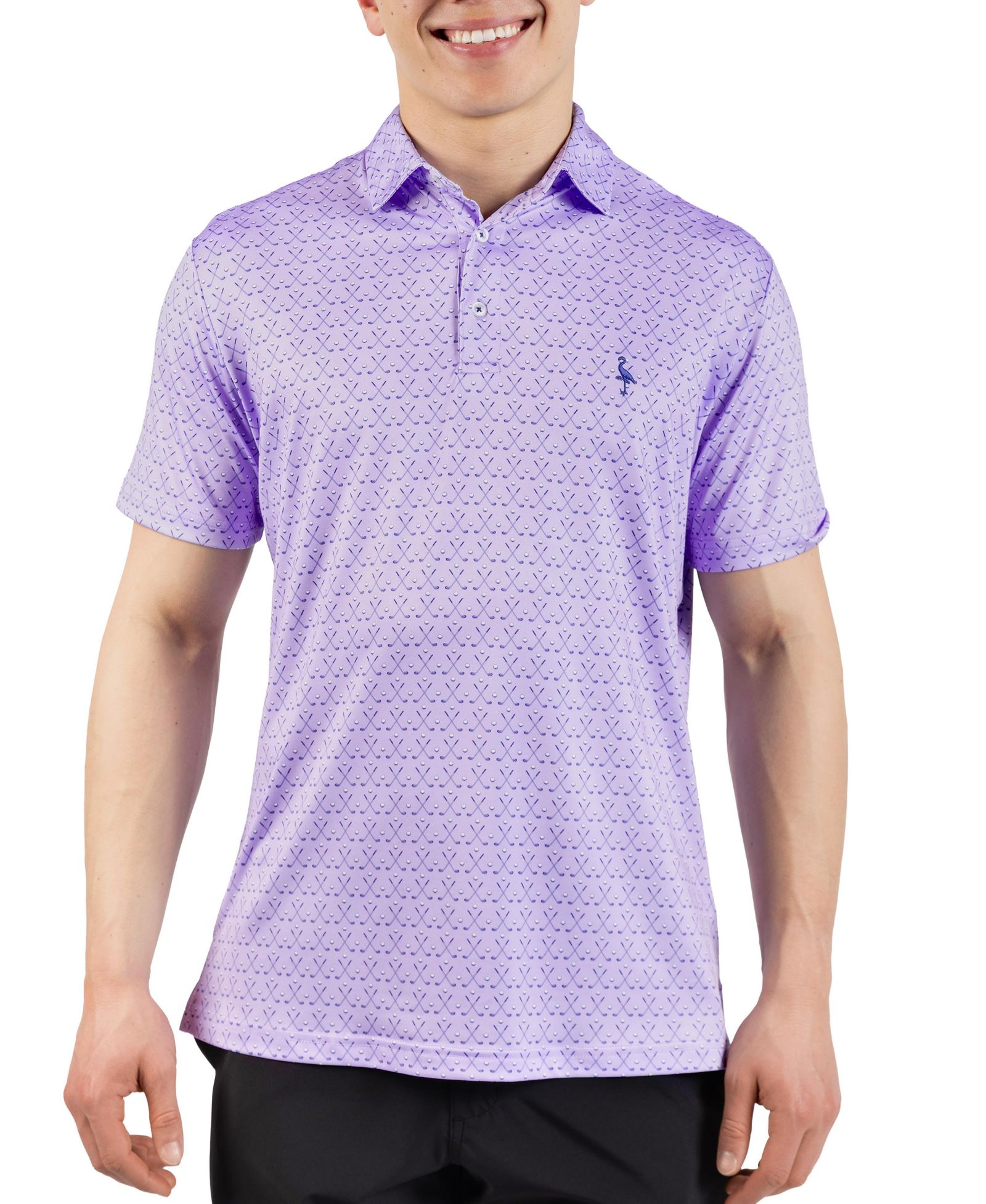 Мужское поло Tailorbyrd Golf Clubs Printed Performance