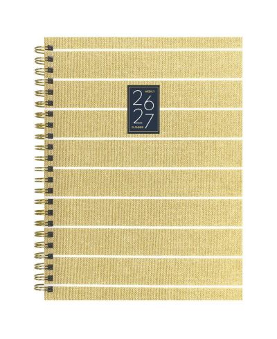 Еженедельник-ежемесячник TF Publishing Paper Goods Linen Medium July 2026 - June 2027
