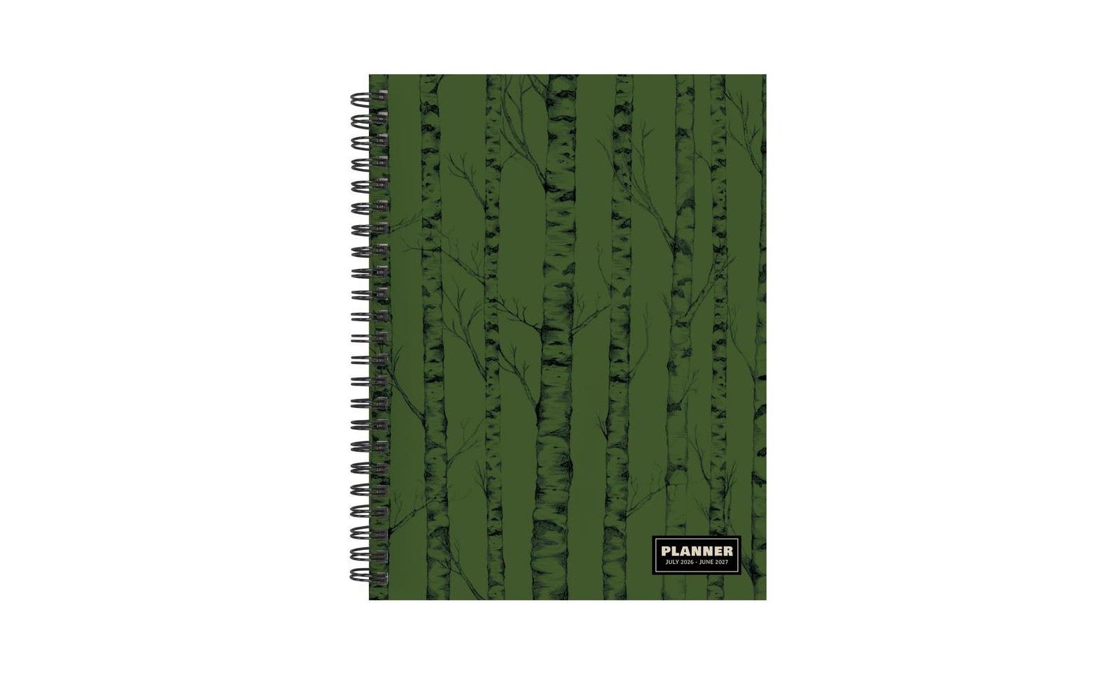 TF Publishing Еженедельник-ежемесячник July 2026 - June 2027, Green Forest