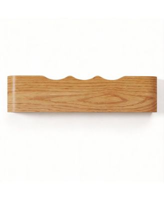 Настенный стеллаж YIGII Solid Wood с крючками для одежды, шляп, сумок, полотенец