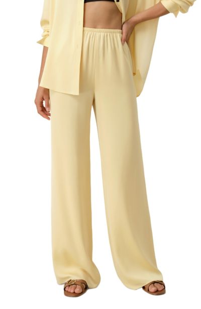Женские брюки LILYSILK Stretch Silk Georgette Straight-Leg